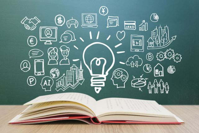 An open book symbolizing ideas